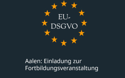 Aalen: Einladung zur  Fortbildungsveranstaltung