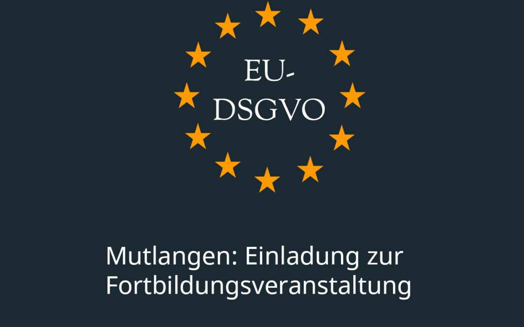 Mutlangen: Einladung zur  Fortbildungsveranstaltung
